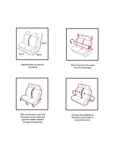 Car Seat Cover Double