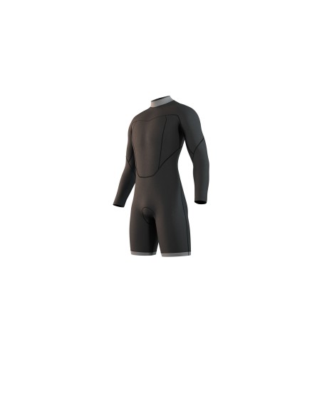 Brand Longarm Shorty 3/2mm Bzip Flatlock Brand Longarm Shorty 3/2mm Bzip Flatlock