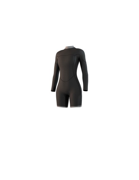 Brand Longarm Shorty 3/2mm Bzip Flatlock Women Brand Longarm Shorty 3/2mm Bzip Flatlock Women