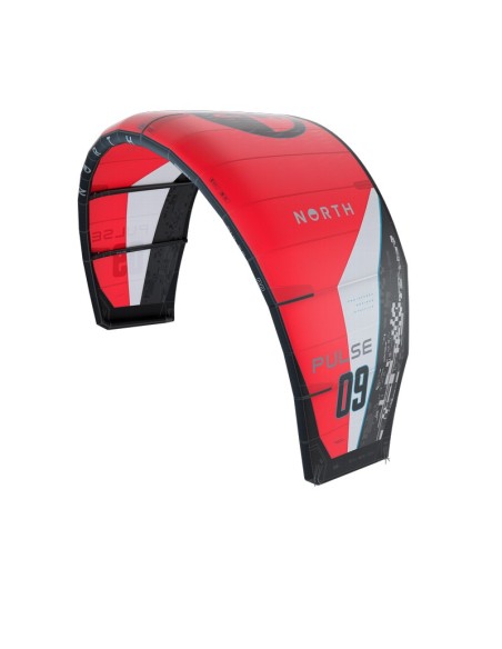 NORTH - Pulse Kite 2025 - Freestyle / Wakestyle - 11m Rubine Red - 85000.250002 - 8715738863781