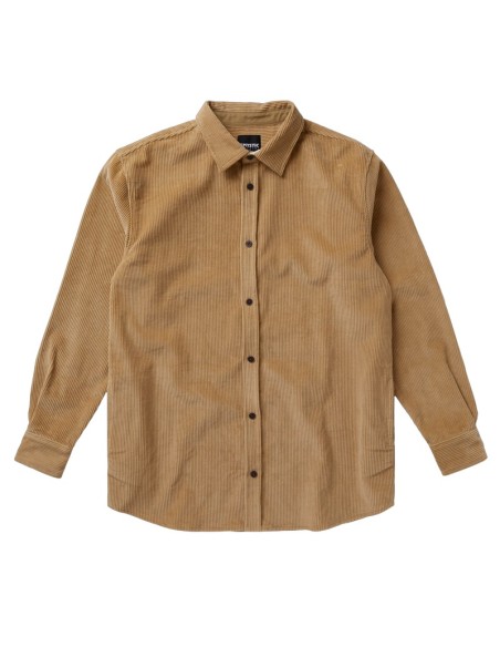 MYSTIC - Corduroy Shirt - Shirt - L Slate Brown - 35105.240071 - 8715738831322