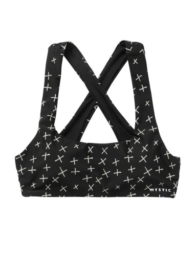 MYSTIC - Lana Cross Bikini Top - Cross bikini top - 42 Black - 35109.240218 - 8715738872769