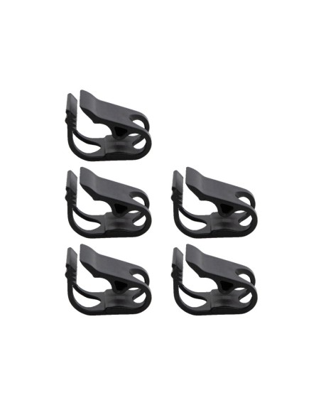 NORTH - Hyperflow Pinch Clamp set of 5 - NORTH Hyperflow Pinch Clamp set of 5 - O/S Black - 85006.240054 - 8715738824218 - O/S 