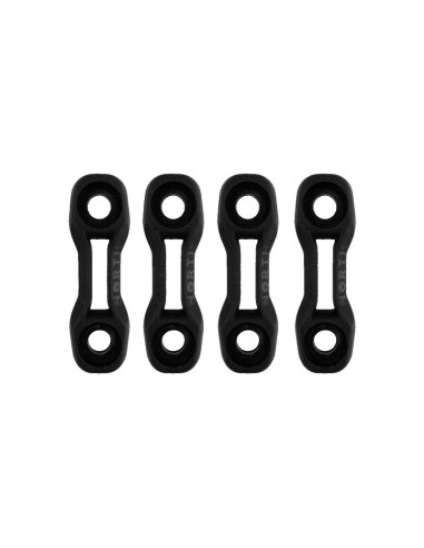 NORTH - Twintip Fin Washers set of 4 - NORTH Twintip Fin Washers set of 4 - O/S Black - 85008.240113 - 8715738824256 - O/S Blac