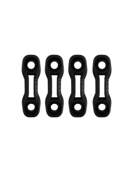 NORTH - Twintip Fin Washers set of 4 - NORTH Twintip Fin Washers set of 4 - O/S Black - 85008.240113 - 8715738824256 - O/S Blac