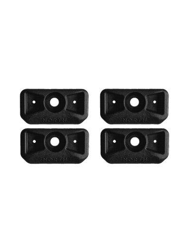 NORTH - Free Foil Strap Washers set of 4 - NORTH Free Foil Strap Washers set of 4 - O/S Black - 85008.240115 - 8715738825239 - 