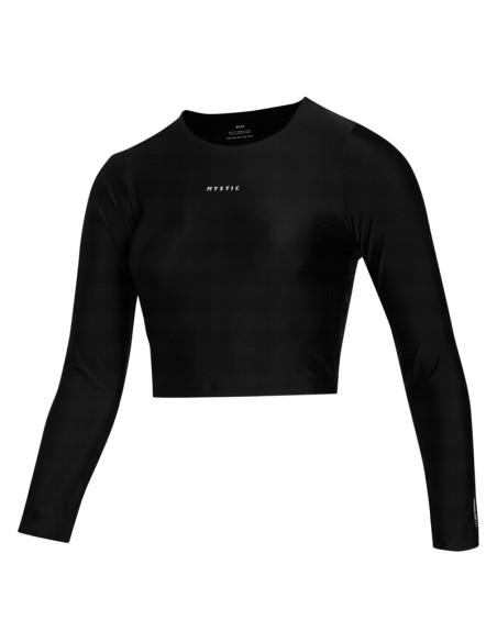 MYSTIC - Sunn L/S Crop Rashvest Women - Longsleeve rashvest - L Black - 35001.240173 - 8715738838369