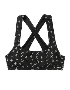 MYSTIC - Lana Cross Bikini Top - Cross bikini top - 36 Black - 35109.240218 - 8715738872738