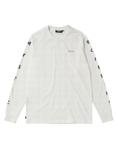 MYSTIC - Bolt L/S Tee - Longsleeve tee - L Off White - 35105.240151 - 8715738846821