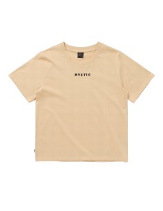 MYSTIC - Brand Seasonal Tee Women - Tee - L Warm Sand - 35125.250530 - 8715738874404