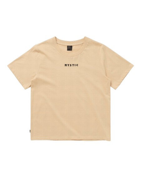 MYSTIC - Brand Seasonal Tee Women - Tee - L Warm Sand - 35125.250530 - 8715738874404