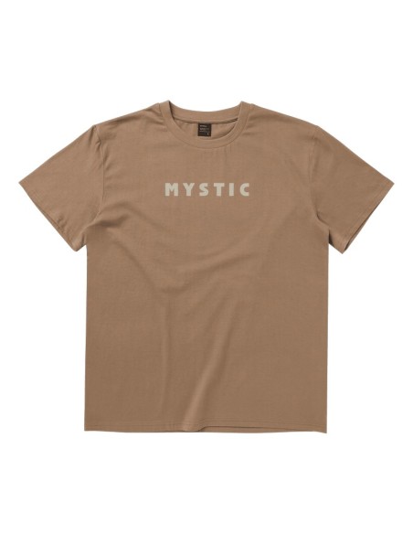 MYSTIC - Brand Tee - Tee - S Slate Brown - 35105.250805 - 8715738884403