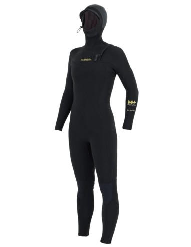 MANERA - MAGMA Women Hooded - FZ 6,4mm XL Black - 22241-1000  - 3664984064433