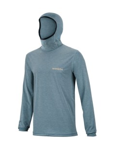 MANERA - WETSHIRT Sunshell Hooded Ls L Steel - 22255-1100  - 3664984080235 2
