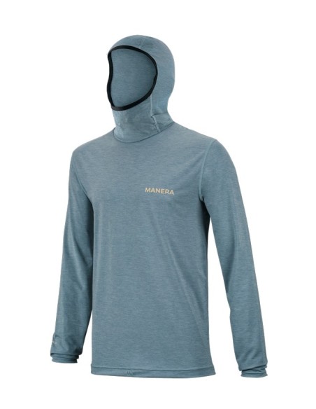 MANERA - WETSHIRT Sunshell Hooded Ls XL Steel - 22255-1100  - 3664984080228