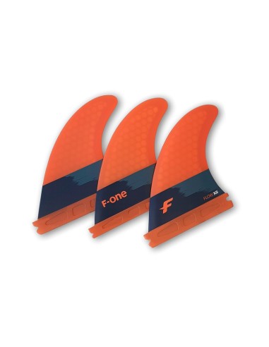 F-ONE - THRUSTER SET F-ONE FLOW XS - PAPAYA   - 77214-8101  - 3664984033958