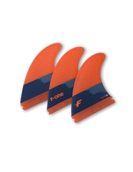 F-ONE - THRUSTER SET F-ONE FLOW M - PAPAYA   - 77214-8102  - 3664984033965