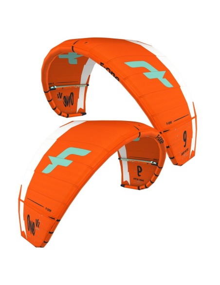 F-ONE - ONE V2 13m² B-Mint/Flame - 77231-0601N  - 3664984063429