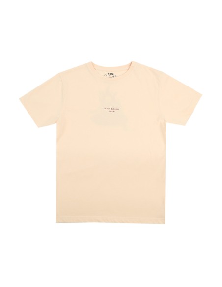 F-ONE - T-SHIRT FIRE XXL Peach - 77249-0102  - 3664984071844