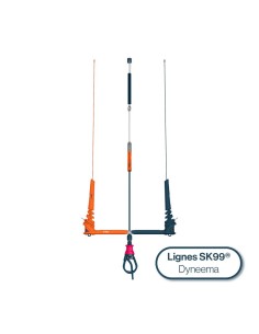 F-ONE - LINX BAR 4 LINES 2025 - SK99 52/45 cm  - 77252-0102  - 3664984080372