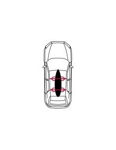 Inflatable Roofrack System Single