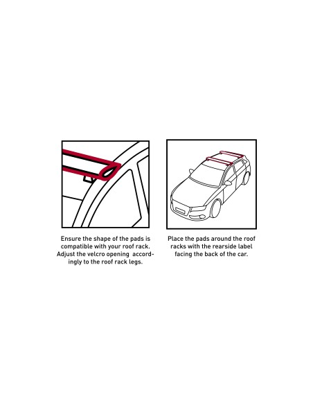 Roofrack Pads Aero Roofrack Pads Aero