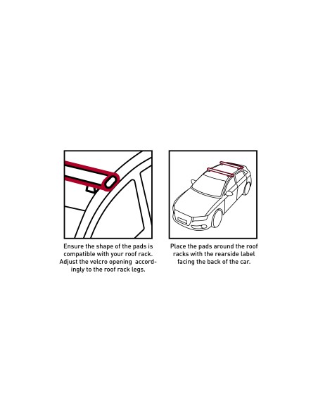 Roofrack Pads Round Roofrack Pads Round