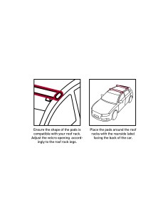 Roofrack Pads Round